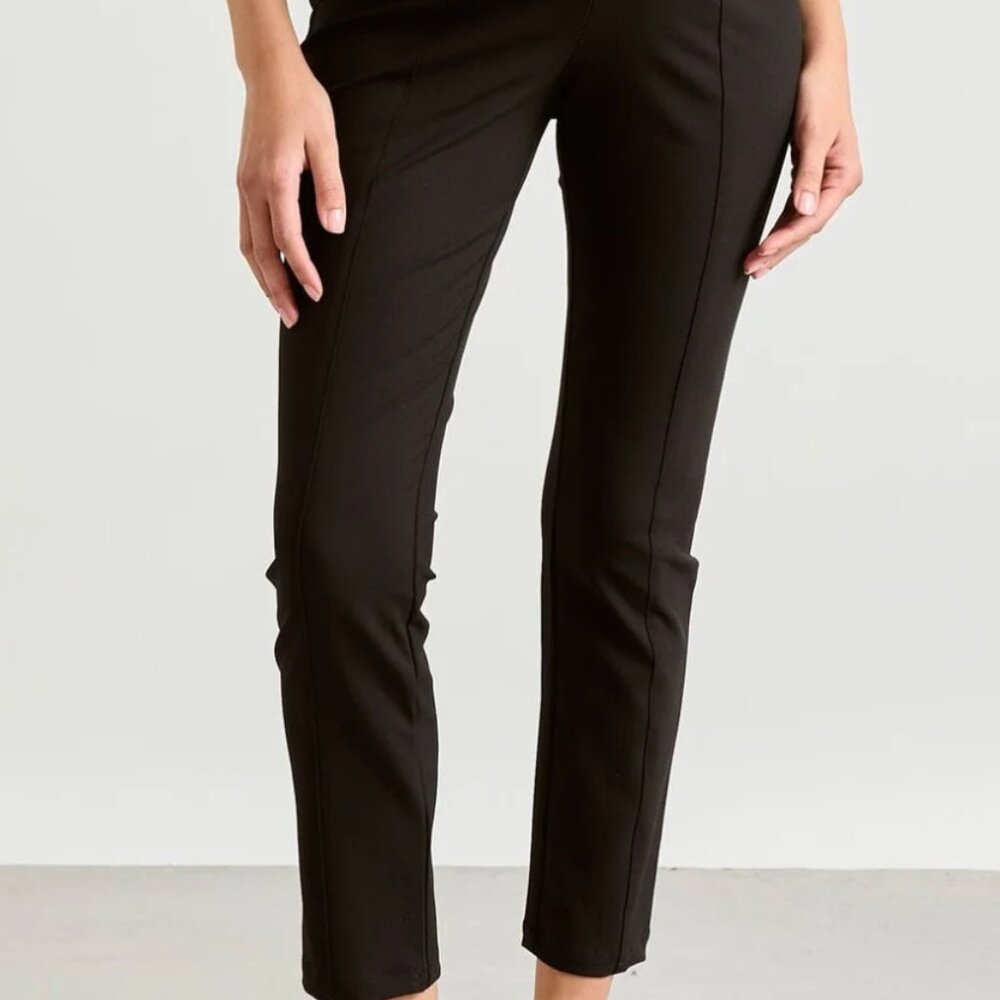 HATCH Stiletto Pant- maternity black slim leg cropped pants